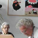 "Senioren aus der Comicwelt, Grandma Giles" vor Ort bei PFLEGEN UND WOHNEN Auf der Uhlenhorst