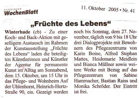 Wochenblatt 11. Okt. 2005