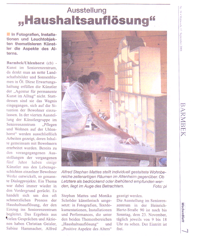 Wochenblatt 17. Sept. 2008